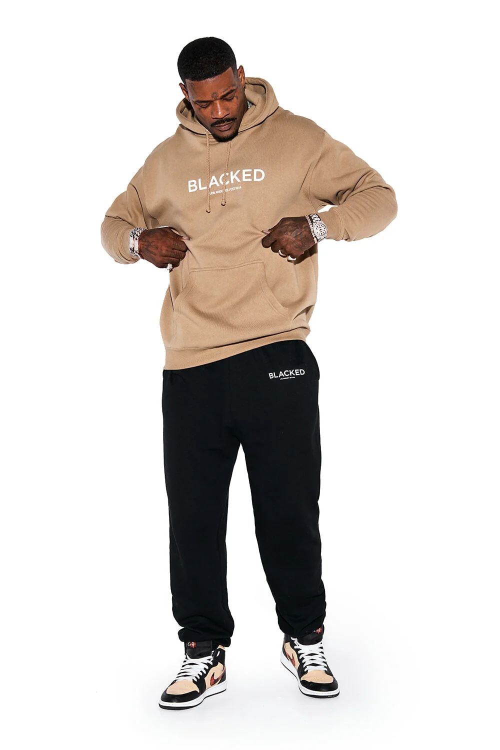 Blacked Hoodie - Sandstone - Image 4
