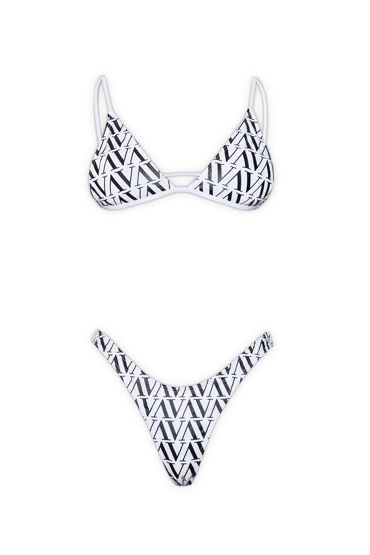 Vixen V Print Bikini Bottom - Image 3