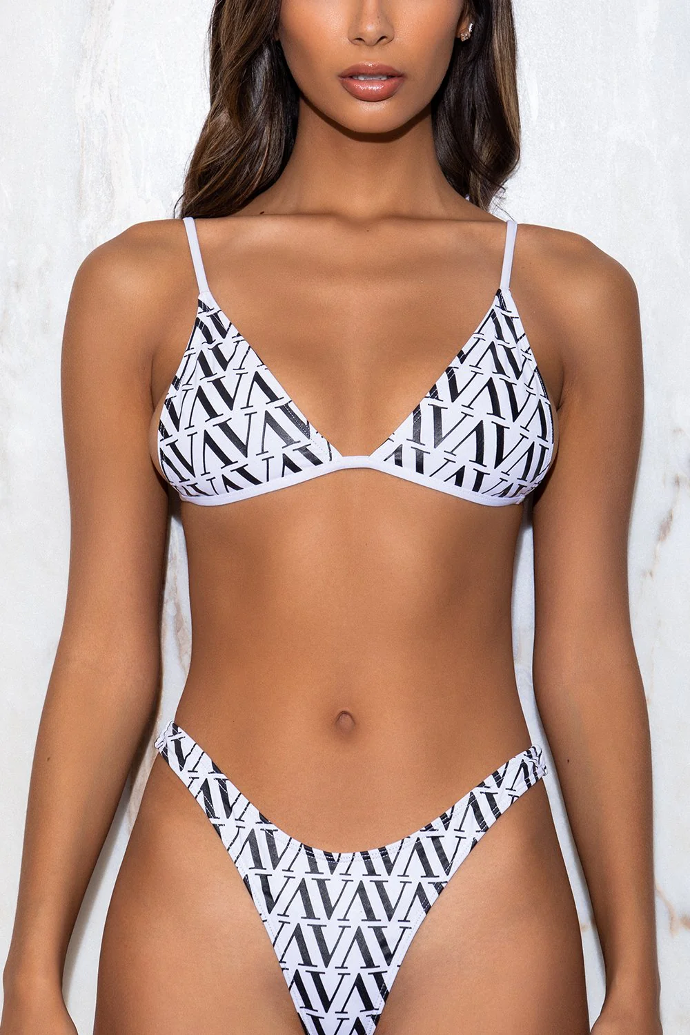 Vixen V Print Bikini Top - Image 5